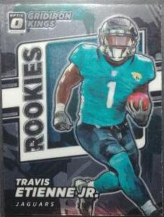 Travis Etienne Jr. #RGK-12 Football Cards 2021 Panini Donruss Optic Rookie Gridiron Kings