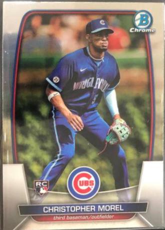Christopher Morel #71 Baseball Cards 2023 Bowman Chrome