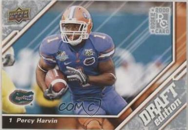 Percy Harvin #6 Football Cards 2009 Upper Deck Draft Edition