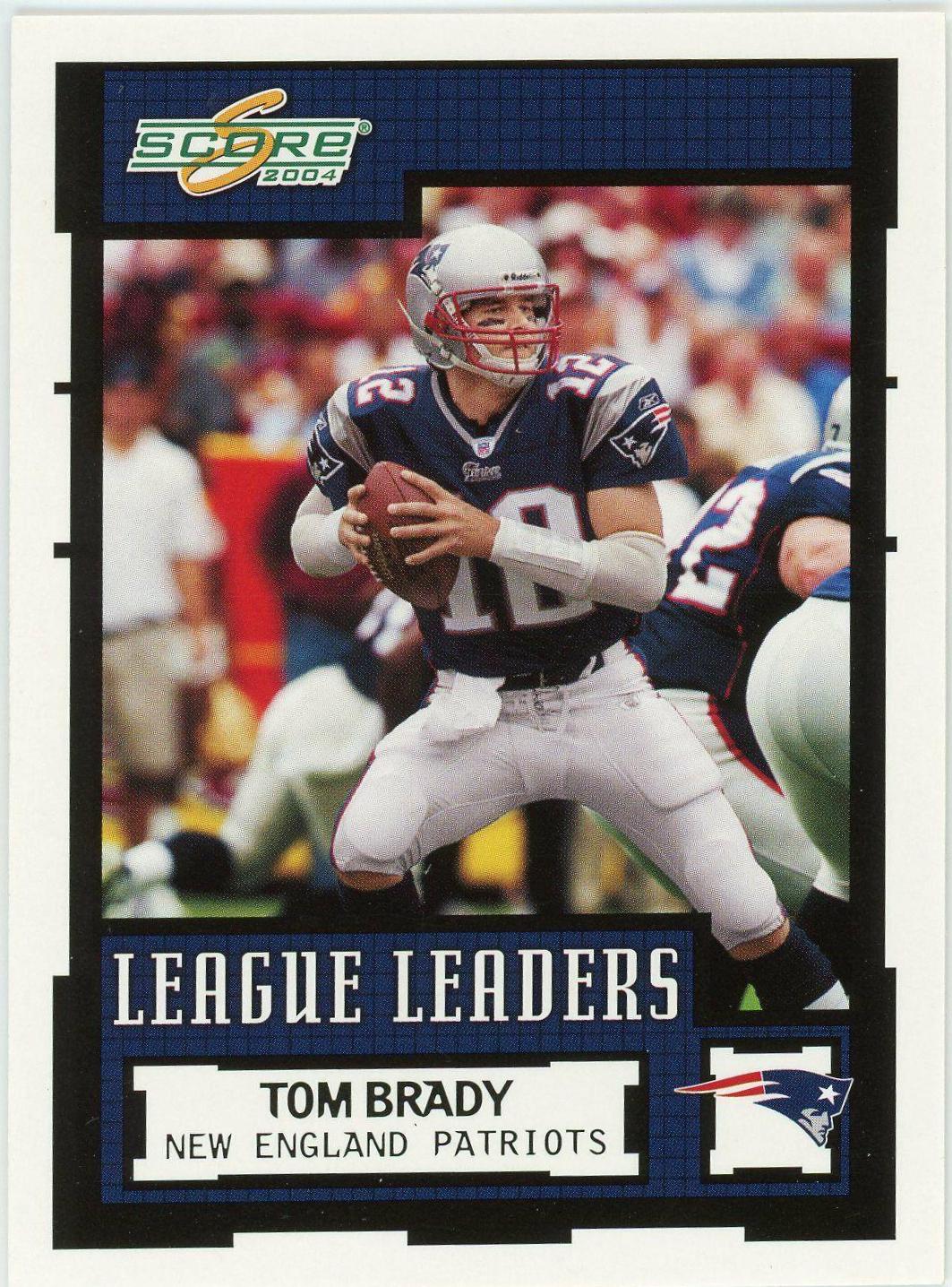 Tom Brady #350 2004 Panini Score Football