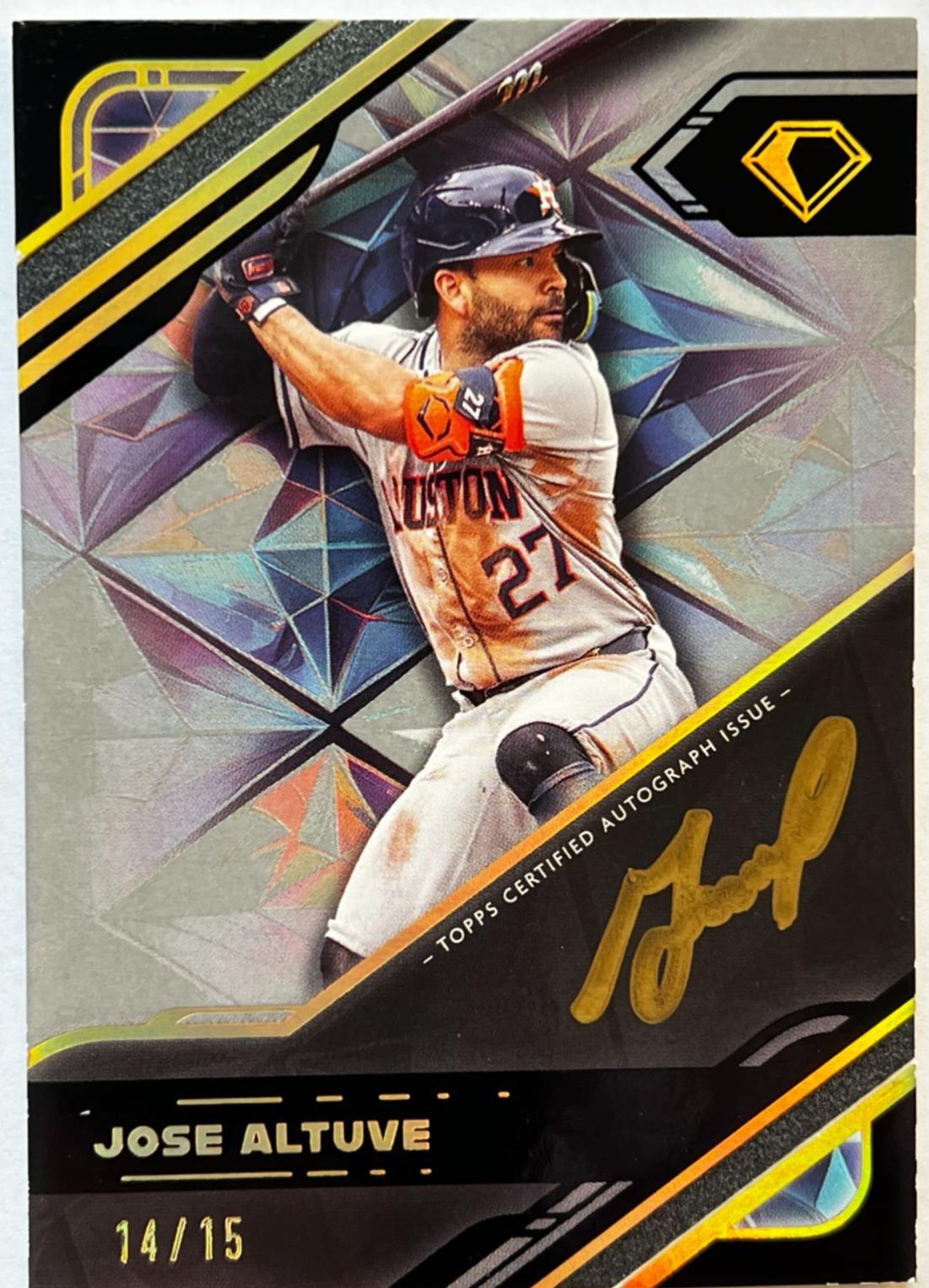 Jose Altuve [Gold Ink Gold] #BPA-JA