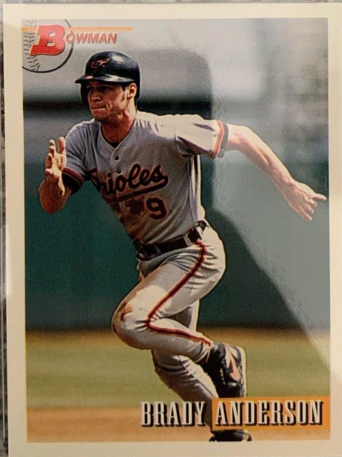 Brady Anderson #409 Baseball Cards 1993 Bowman