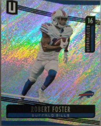 Robert Foster #4 Football Cards 2019 Panini Unparalleled