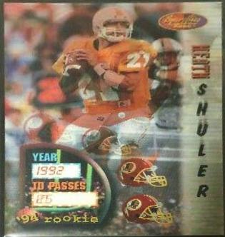 Heath Shuler #154 Football Cards 1994 Sportflics