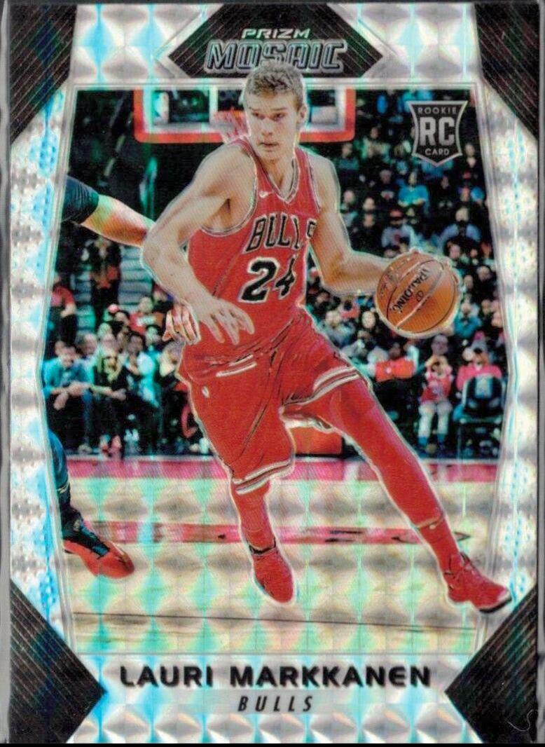 Lauri Markkanen #9 Basketball Cards 2017 Panini Prizm Mosaic