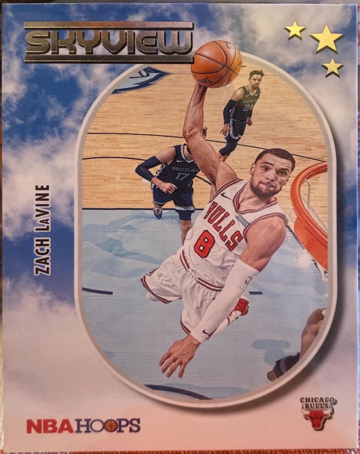 Zach LaVine #2 Basketball Cards 2021 Panini Hoops Skyview