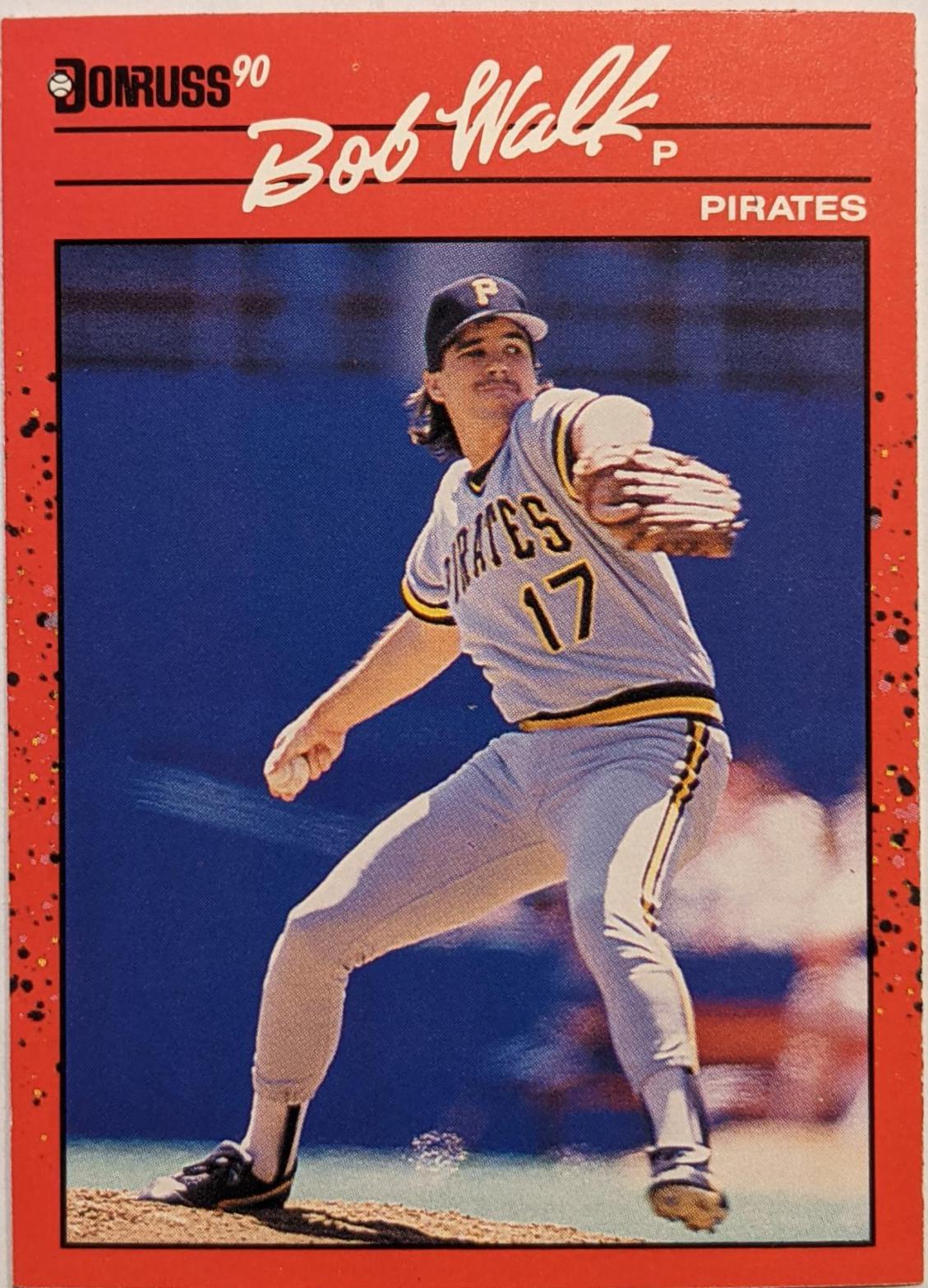 Bob Walk #370 Baseball Cards 1990 Donruss