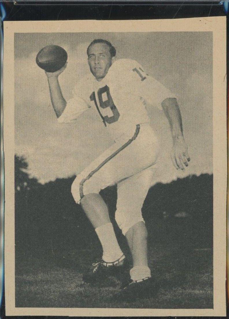 Cotton Davidson Football Cards 1961 Fleer Wallet Pictures