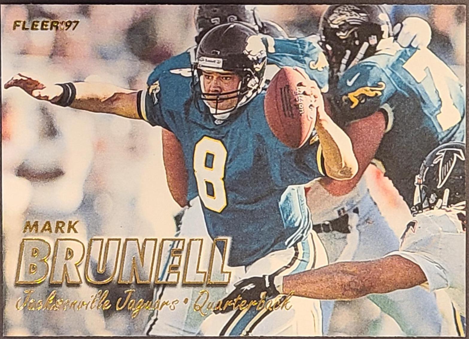 Mark Brunell #1 Football Cards 1997 Fleer