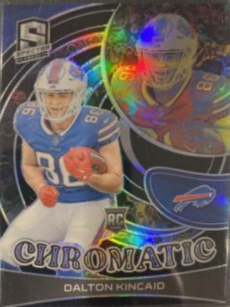 Dalton Kincaid #5 Football Cards 2023 Panini Spectra Chromatic