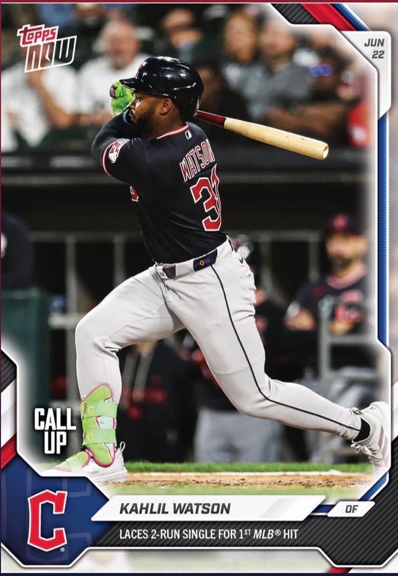 Kahlil Watson #367 2026 Topps Now Baseball