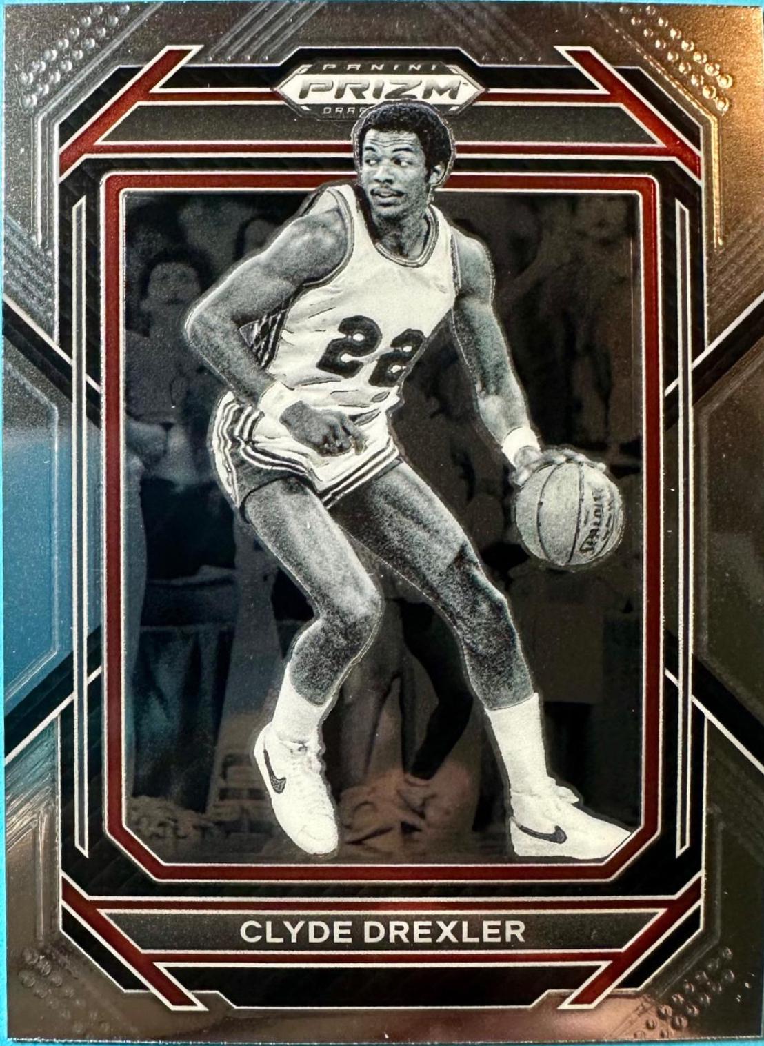 Clyde Drexler #91 Basketball Cards 2023 Panini Prizm Draft Picks