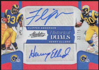 Flipper Anderson, Henry Ellard [Red] #HD-RAMS