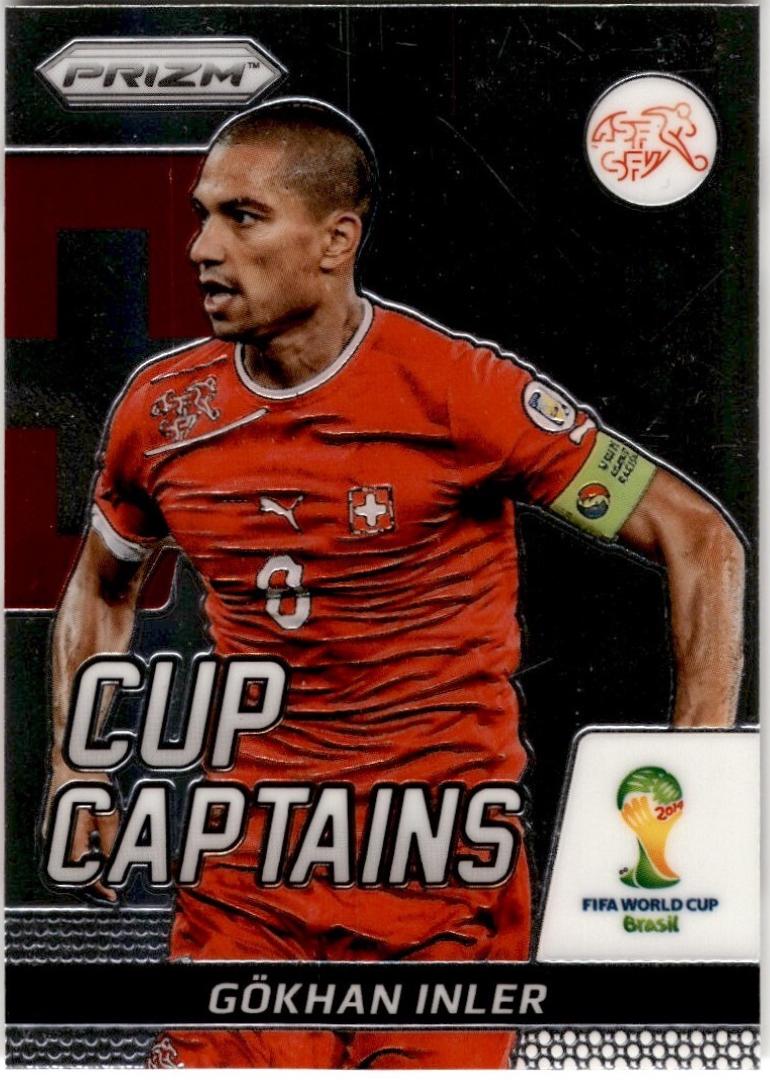 Gokhan Inler #12 2014 Panini Prizm World Cup Captains Soccer