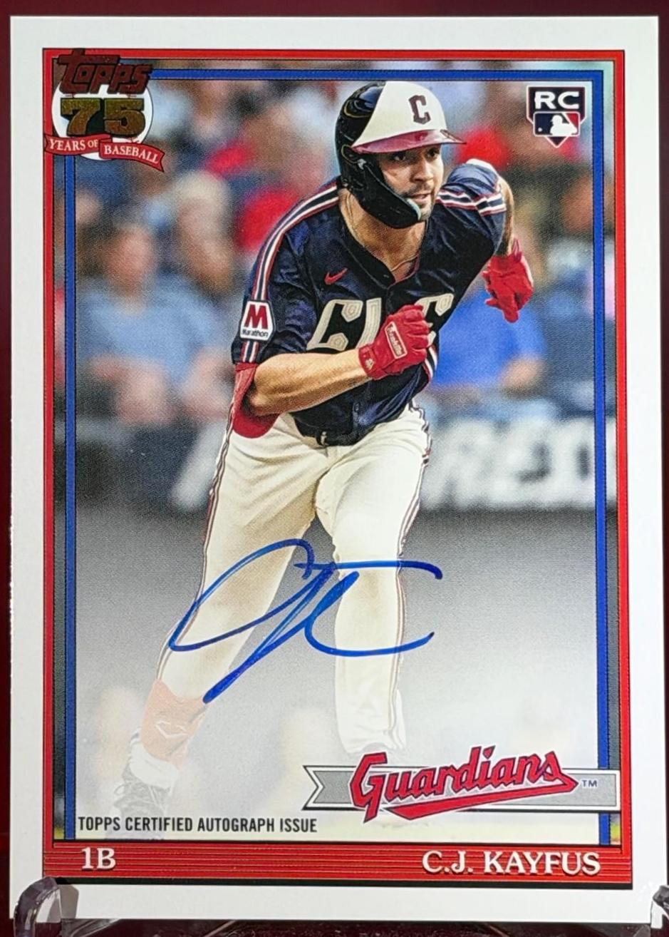 C.J. Kayfus #91AU-CK 2026 Topps Update 1991 Autograph Baseball