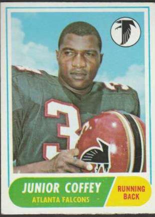 Junior Coffey #21 Football Cards 1968 Topps