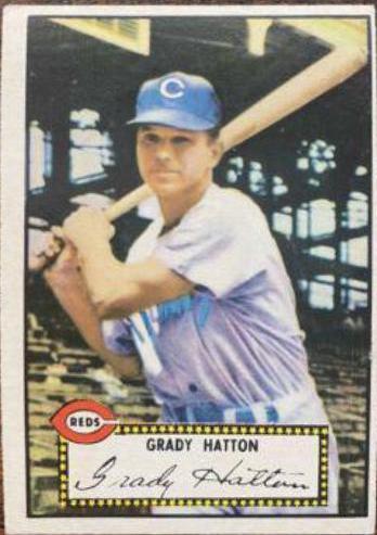 Grady Hatton #6 Baseball Cards 1952 Topps