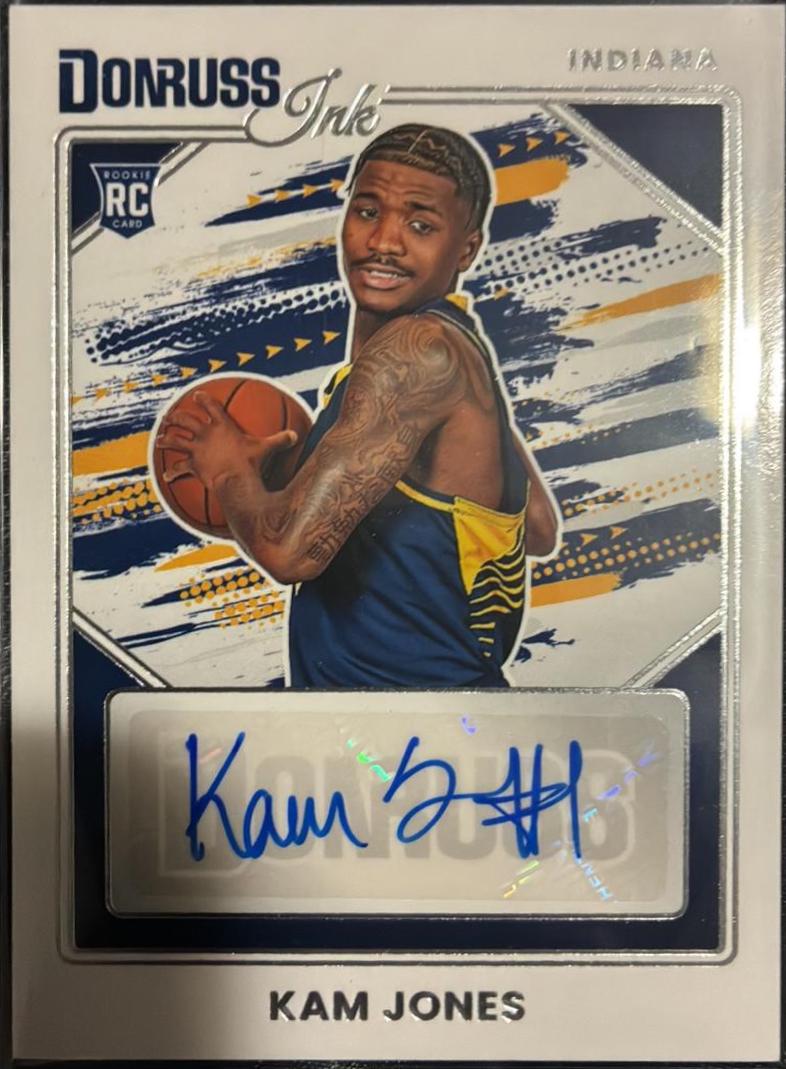 Kam Jones #36 2025 Panini Donruss Ink Basketball