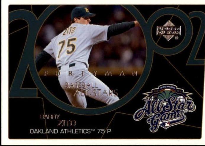 Barry Zito #789 2003 Upper Deck 40 Man Baseball