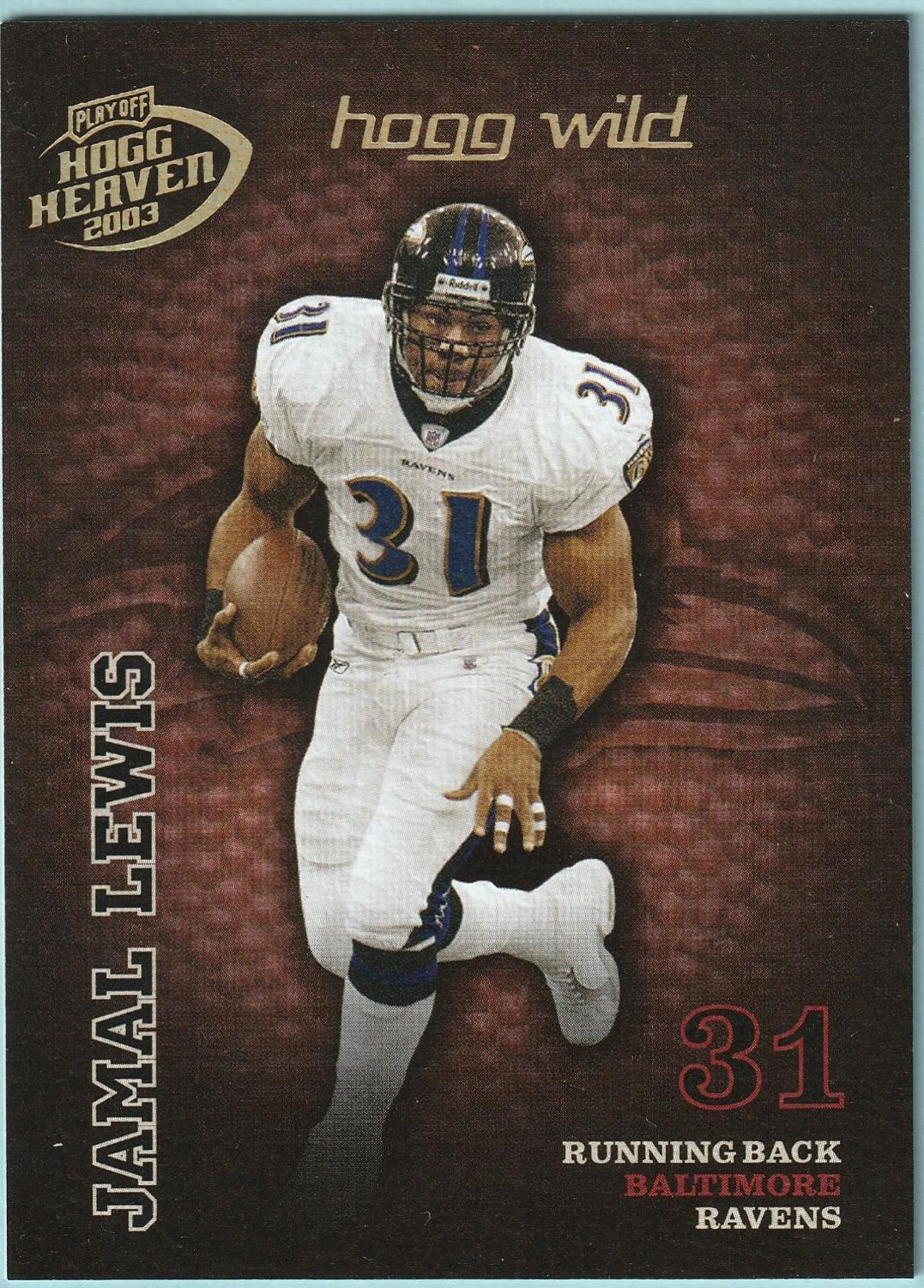 Jamal Lewis #9 2003 Playoff Hogg Heaven Football