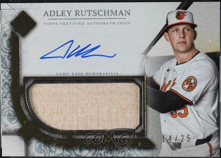 Adley Rutschman #TCAR-AR2 Baseball Cards 2024 Topps Transcendent Collection Autograph Relic