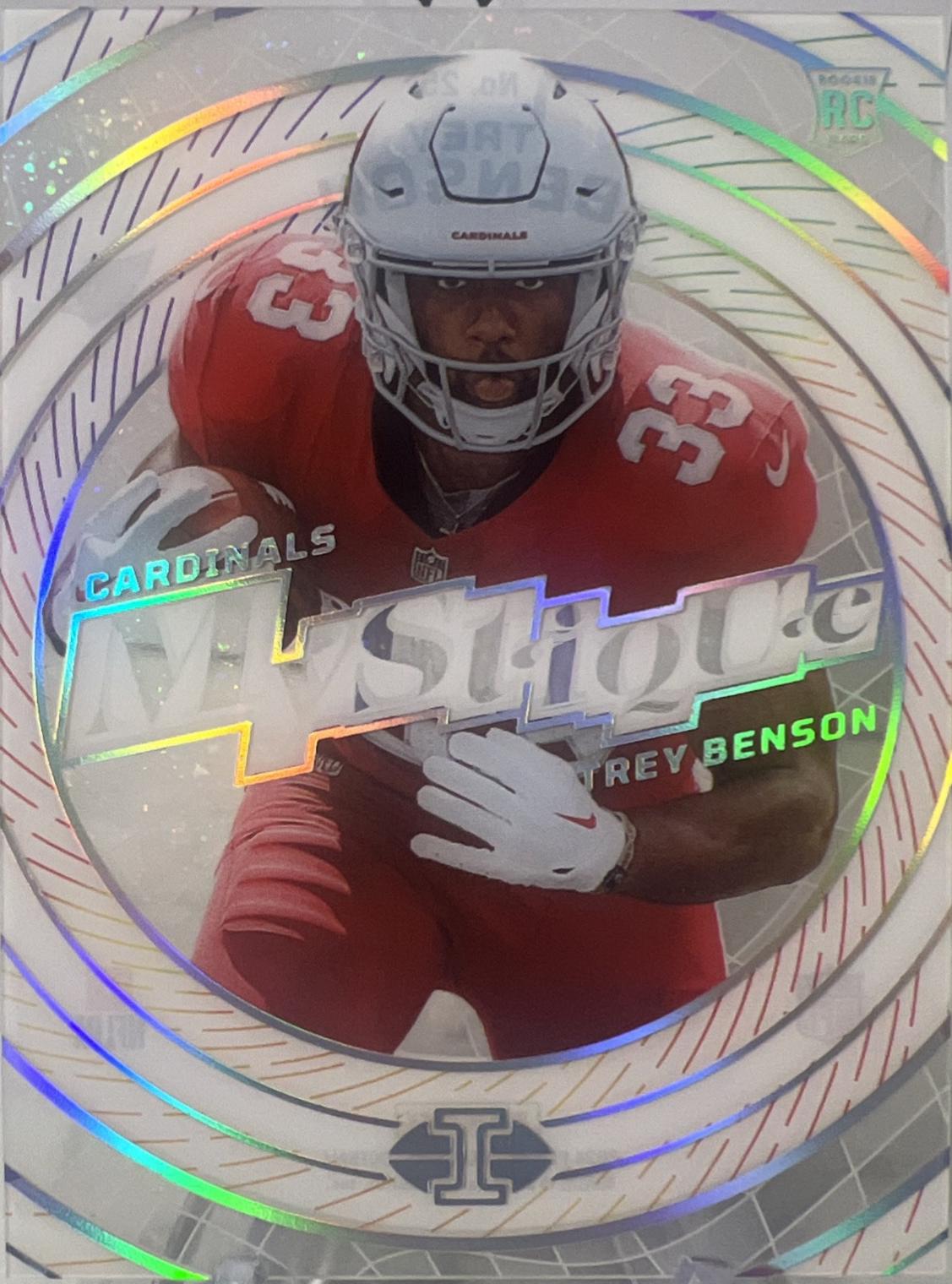 Trey Benson #25 Football Cards 2024 Panini Illusions Mystique