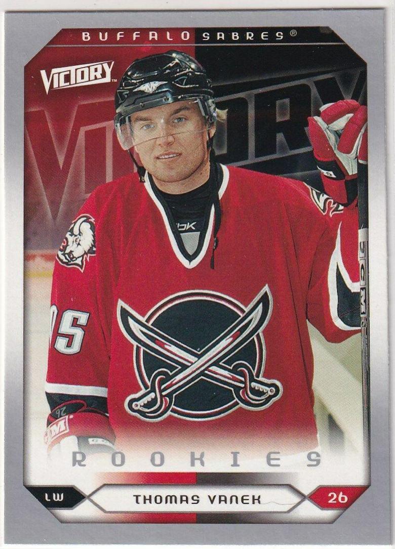Thomas Vanek #292 Hockey Cards 2005 Upper Deck Victory