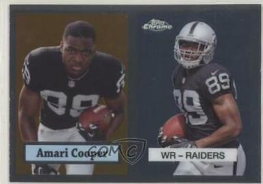 Amari Cooper #T60-AC Football Cards 2015 Topps Chrome 60th Anniversary