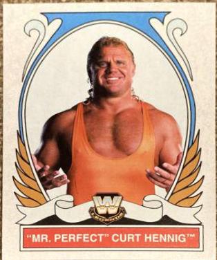 Mr. Perfect Curt Hennig #79 Wrestling Cards 2008 Topps Heritage IV WWE