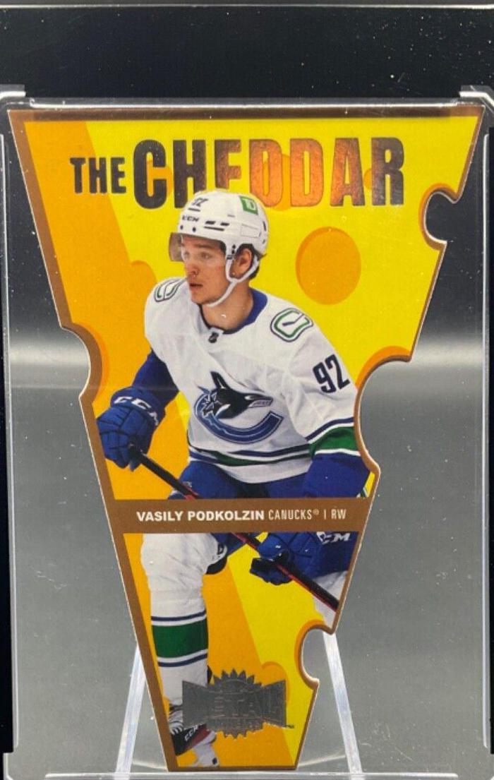 Vasily Podkolzin #TC-24 Hockey Cards 2021 Skybox Metal Universe The Cheddar