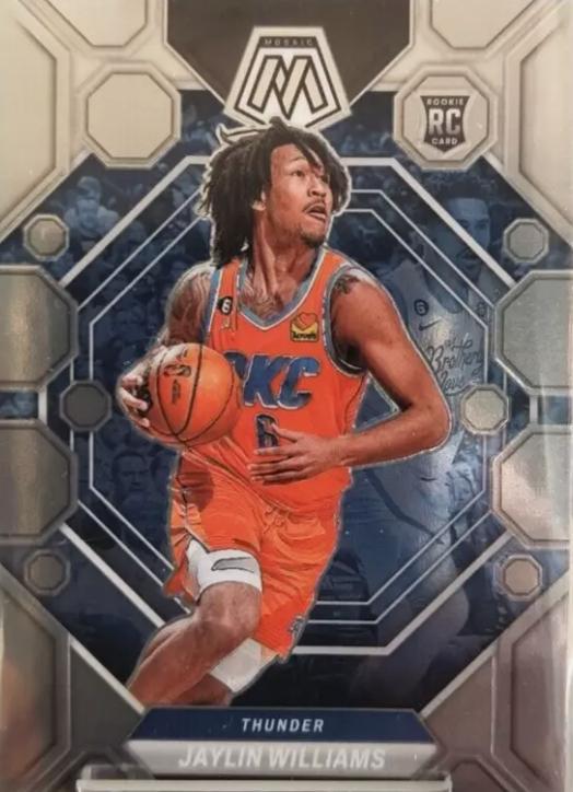 Jaylin Williams #241 Basketball Cards 2022 Panini Mosaic