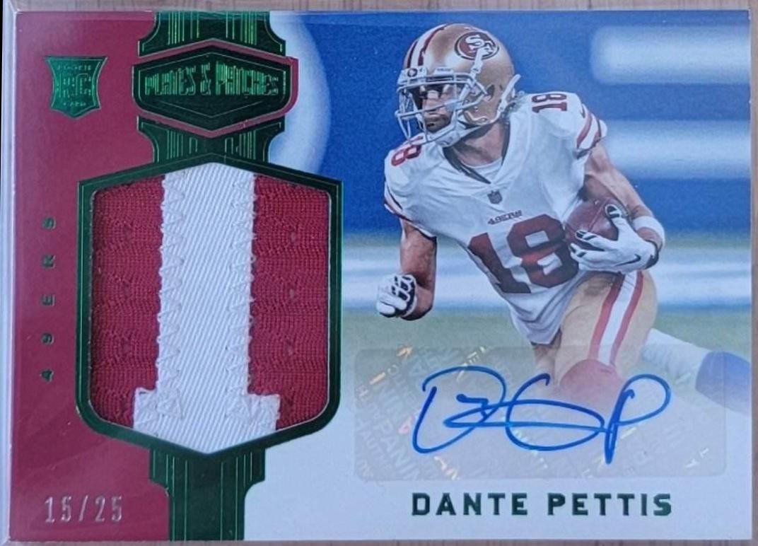 Dante Pettis #206 Football Cards 2018 Panini Plates & Patches