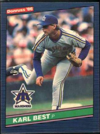 Karl Best #511 Baseball Cards 1986 Donruss