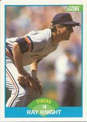 Ray Knight [Reverse] #135 Baseball Cards 1989 Score Prices