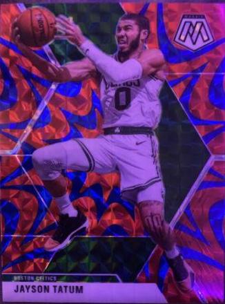 Jayson Tatum [Reactive Blue] #79 Prices | 2019 Panini Mosaic