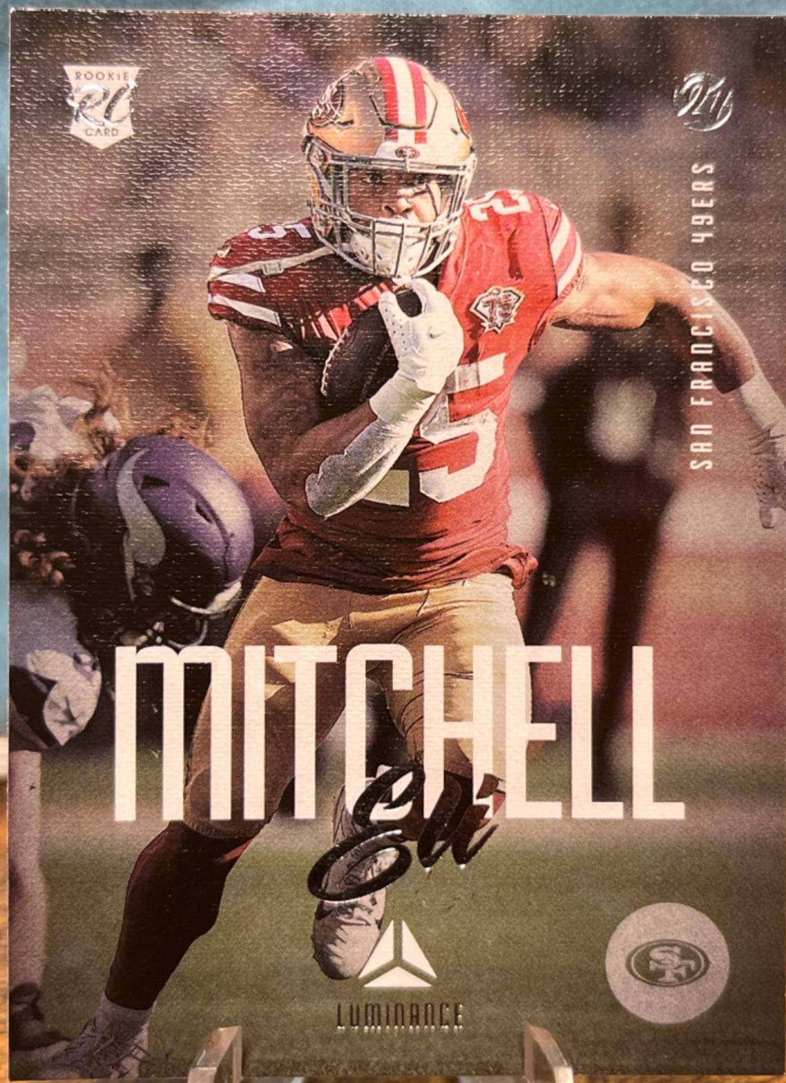 Eli Mitchell #220 Football Cards 2021 Panini Chronicles Luminance
