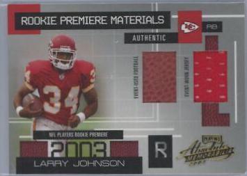Larry Johnson #158 2003 Playoff Absolute Memorabilia Football