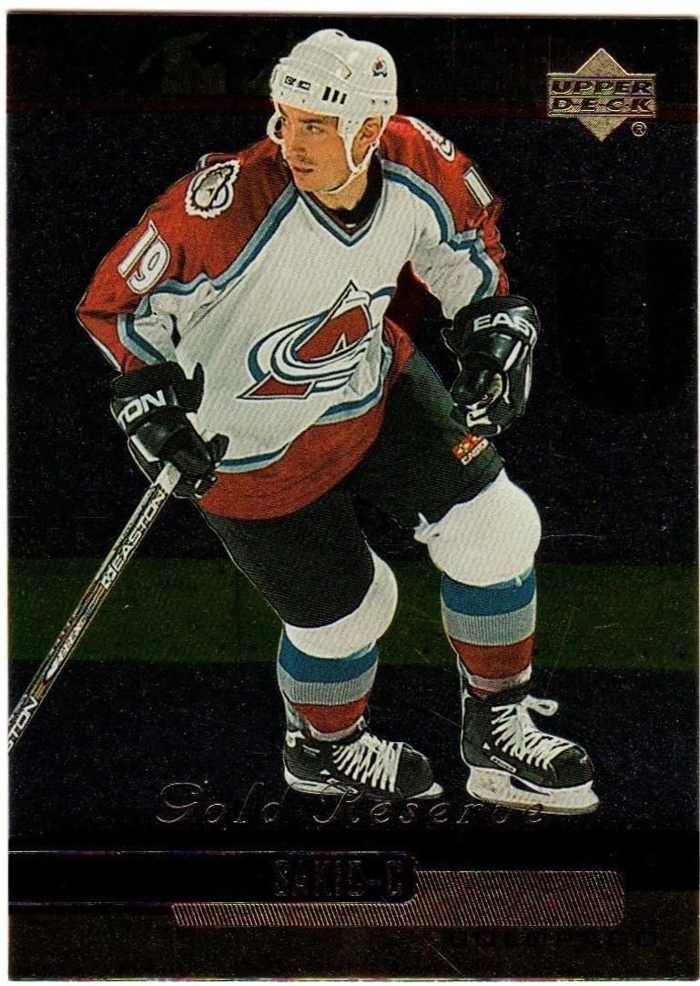 Joe Sakic #211 1999 Upper Deck Gold Reserve Hockey