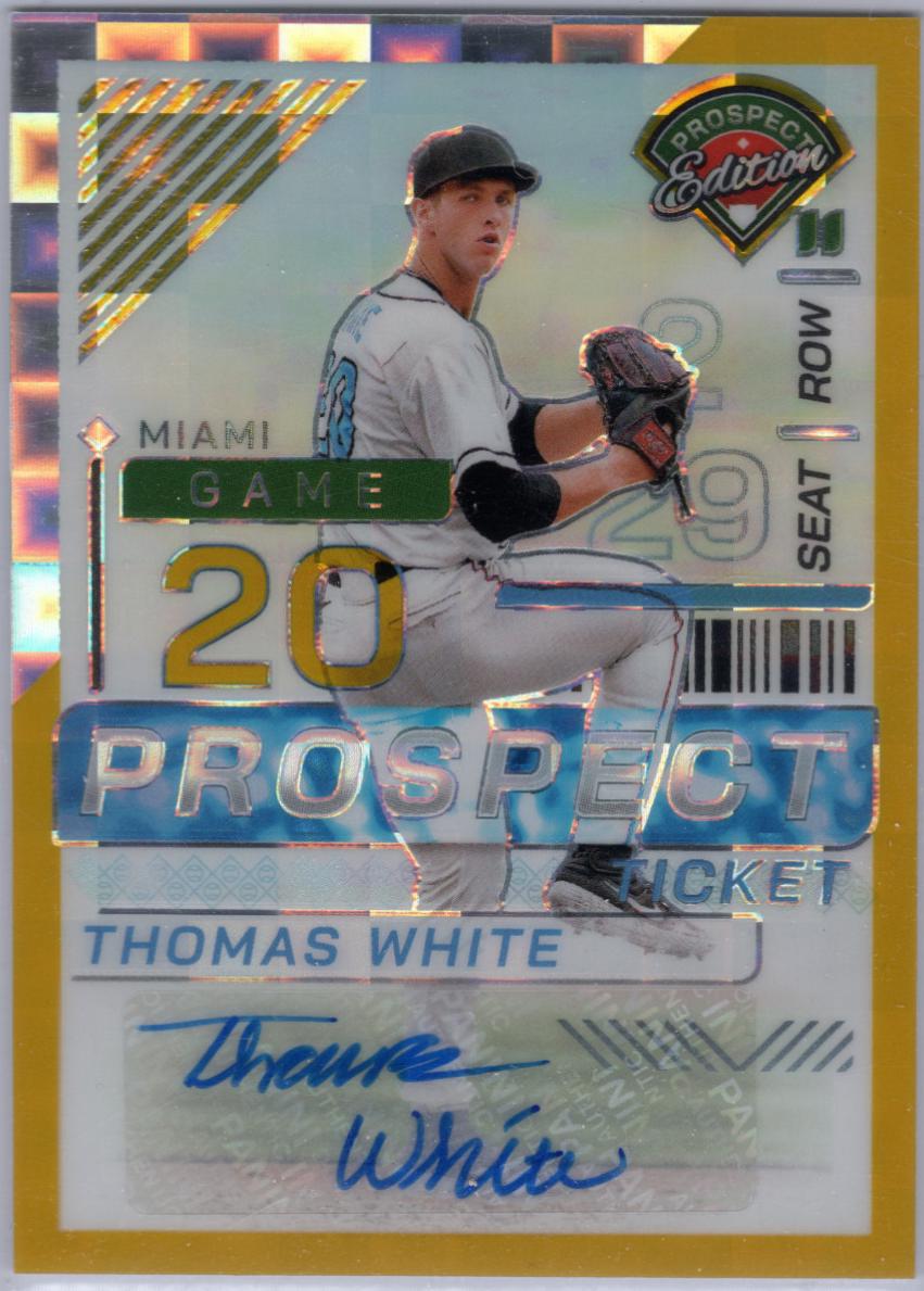 Thomas White [Gold Pandora Holo Ticket Signature] #71