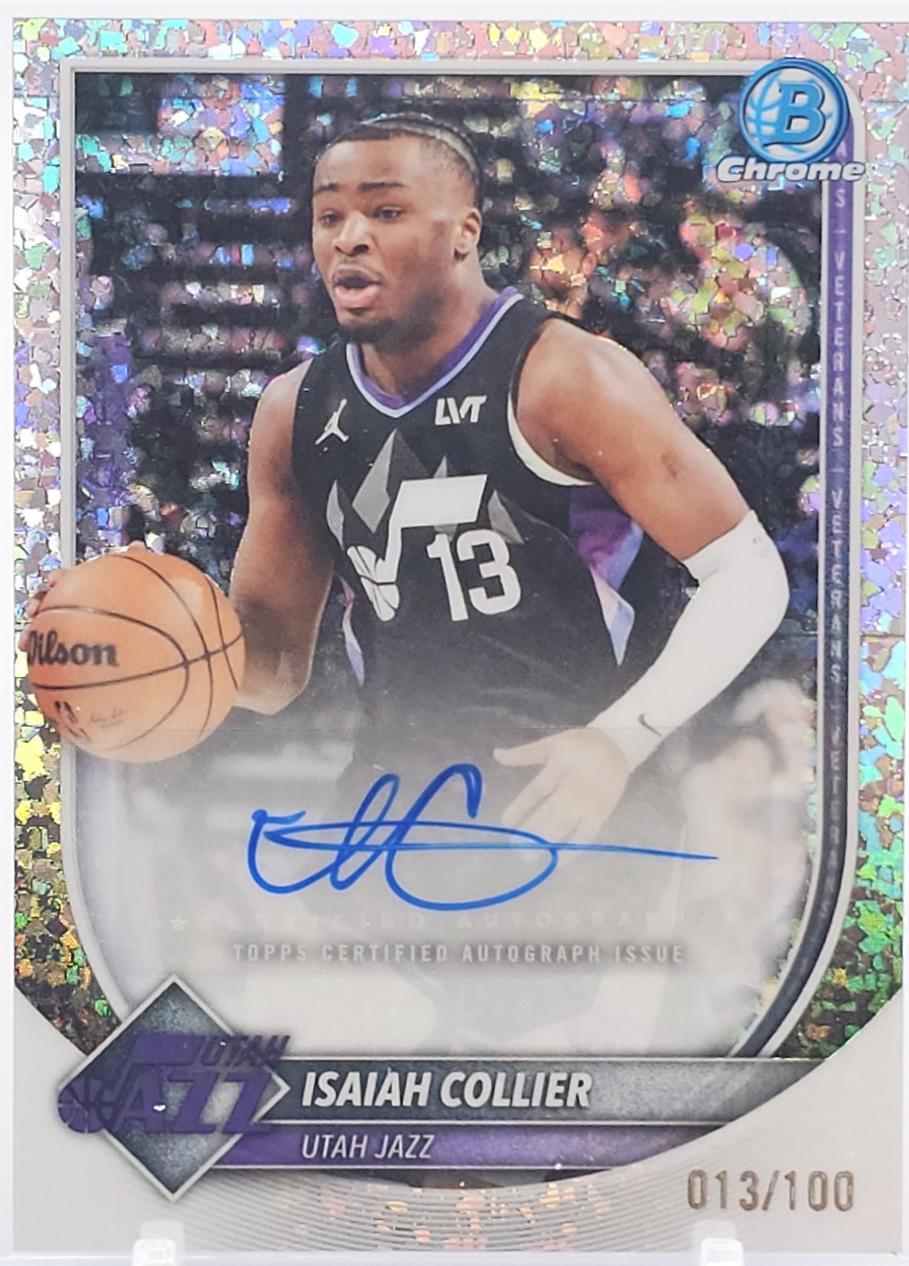 Isaiah Collier [Mini-Diamond Refractor] #BCA-IC