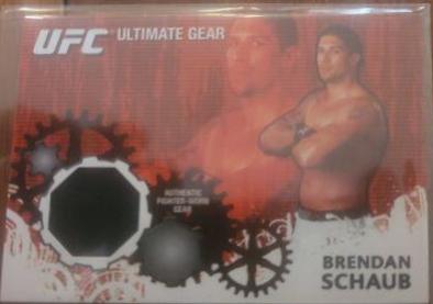 Brendan Schaub #UG-BS Ufc Cards 2010 Topps UFC Ultimate Gear Relic