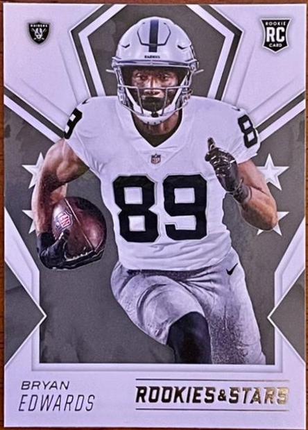 Bryan Edwards #133 Football Cards 2020 Panini Rookies & Stars