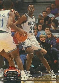 Marlon Maxey #278 Basketball Cards 1992 Stadium Club