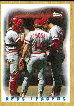 Reds Leaders #281 Baseball Cards 1987 Topps