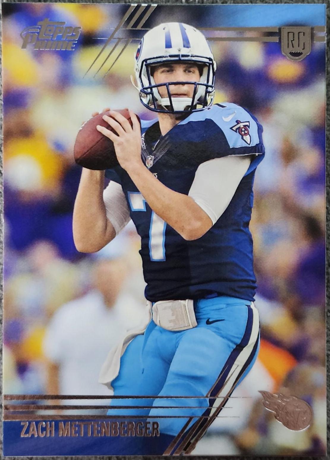 Zach Mettenberger #135 Football Cards 2014 Topps Prime
