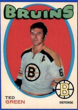 Ted Green #173 1971-72 O-Pee-Chee Hockey