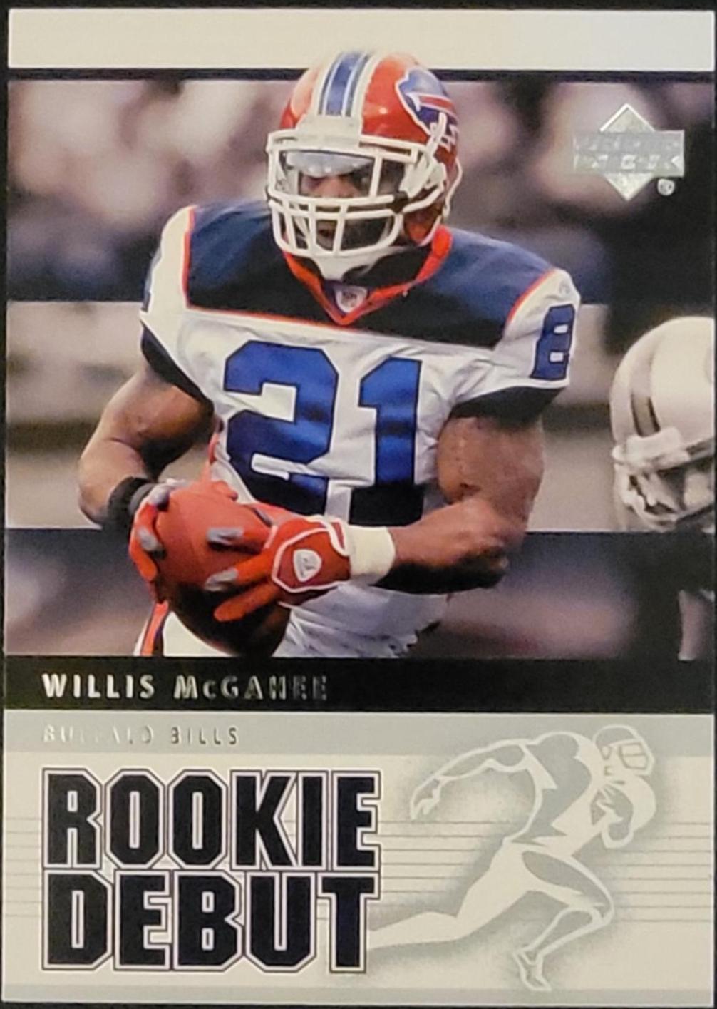 Willis McGahee #10 Football Cards 2005 Upper Deck Rookie Debut