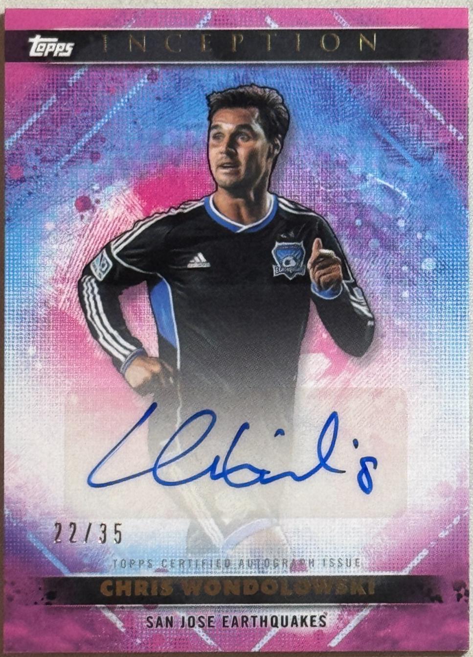 Chris Wondolowski [Fuchsia] #4A Prices | 2025 Topps Inception MLS ...