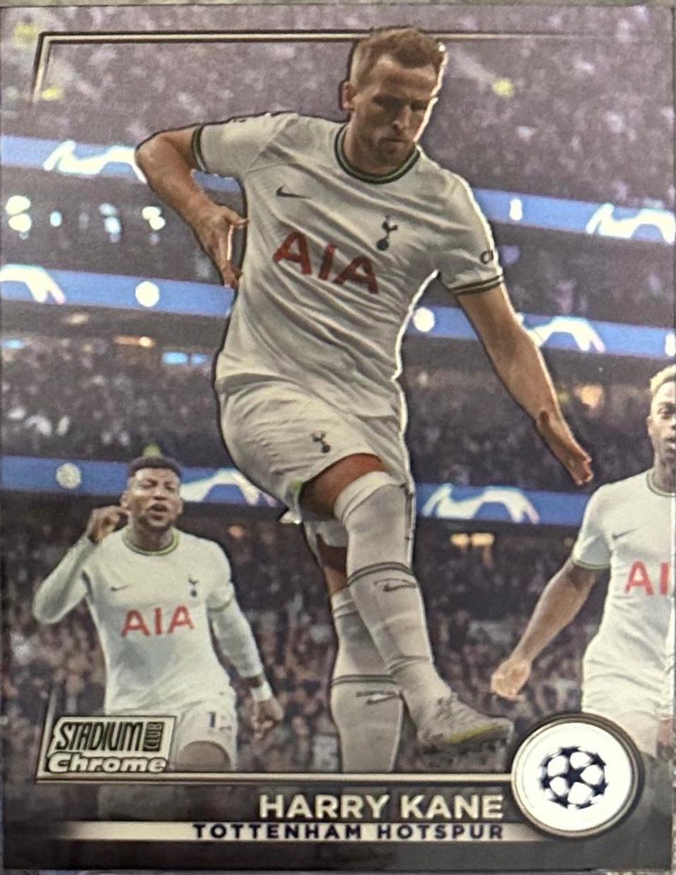 Harry Kane #26 Soccer Cards 2022 Stadium Club Chrome UEFA Competitions