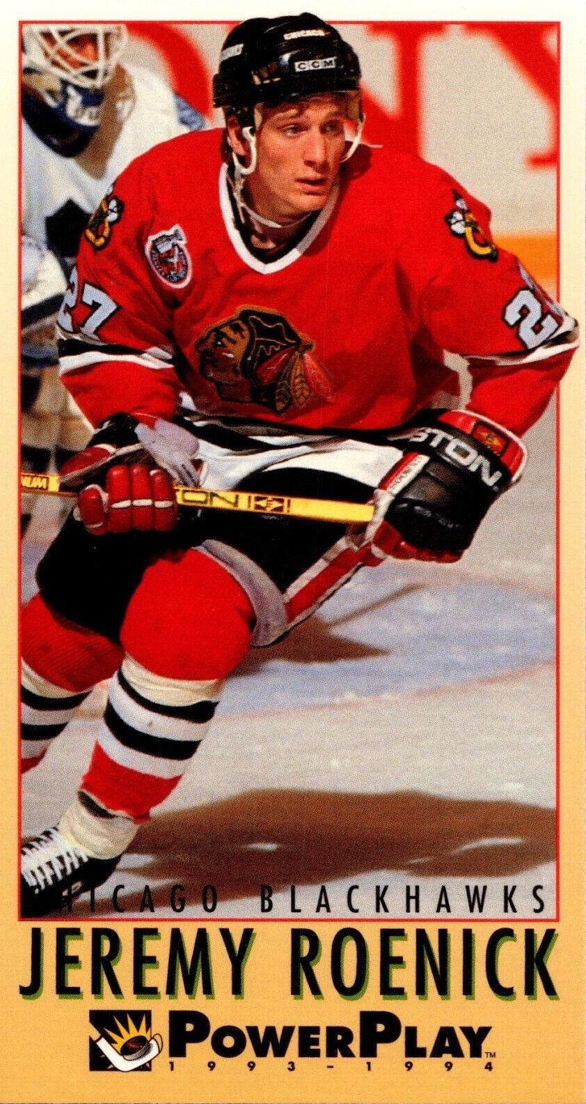 Jeremy Roenick #54 Hockey Cards 1993 Fleer Power Play